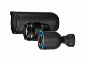 UniFi Protect AI DSLR Long Distance – Cámara 4K PoE+ para Interior/Exterior con Sensor de Alta Sensibilidad, Lente Fija de larga distancia de 45 mm y Analítica Avanzada por IA