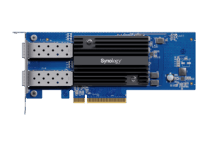 Adaptador de Red SFP+ de 10 GbE de Doble Puerto | Compatible con Synology | PCIe 3.0 x8 | Link Aggregation | Jumbo Frame 9 KB | Garantía de 5 Años.