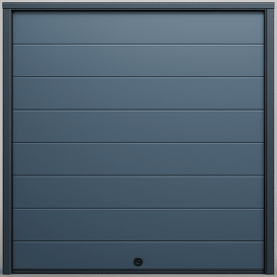 Puerta D / Garage D / Alta Calidad / Linea Central / Color GRIS / acabdo DELUXE / 12X7 pies / AISLADA / Estilo Americana.