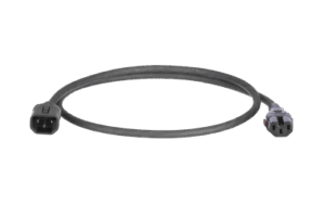 Cable de Alimentación Eléctrica Con Bloqueo Doble de Seguridad, de IEC C14 a IEC C13, 6 ft. de Largo, Color Negro, Paquete de 10 Piezas