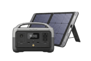 Estación de Energía Portátil / 256 Wh LFP / Inversor Onda Sinusoidal Pura 300 W / Panel Solar 200 W / USB-C 60 W / IP67 / Wi-Fi