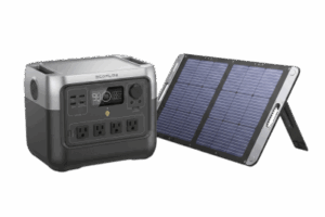 Kit de Energía Portátil / Estación 768 Wh / Salida AC 800 W (1600 W X-Boost) / Panel Solar 200 W / Batería LiFePO4 / IP67