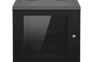 Gabinete de Pared 9U de 635 mm de Profundidad, Rack de 19 in en Acero Reforzado: Compacto y Resistente para Soluciones Profesionales