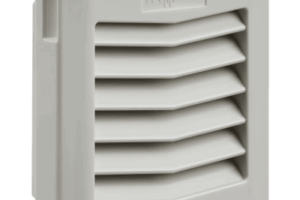 Rejilla de Escape para Ventilador con Filtro HG / Protección IP54 / Compatible con Ventiladores HF05 de 5 in (127 mm) / De Plástico / Color Gris Claro