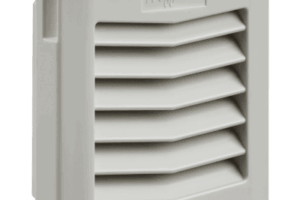 Rejilla de Escape para Ventilador con Filtro HG / Protección IP54 / Compatible con Ventiladores HF04 de 4 in (102 mm) / De Plástico / Color Gris Claro