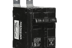 Interruptor automático atornillable tipo BL 2 polos, 15 amp.