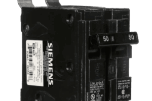 Interruptor automático atornillable tipo BL 2 polos, 50 amp.