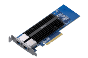 Adaptador de Red Synology E10G30-T2 | Doble Puerto 10 GbE | PCIe 3.0 x8 | Compatible con Synology | Link Aggregation.