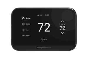 Termostato Inteligente ElitePRO S900 / Pantalla Táctil 4.3 pulgadas / WiFi + Bluetooth + Matter / Control 3H/2C Bomba Calor o 2H/2C Convencional / Sensor Humedad / Diseño Elegante Blanco o Negro / ENERGY STAR