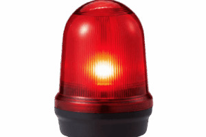 LED con patrones fijo/intermitente, estroboscópico y simulación rotatorio, Color Rojo de 110-220 VCA