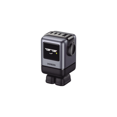 Cargador de Escritorio / 100W / 4 Puertos / PD 3.0 / QC 4.0 / GaN II / Pantalla LED