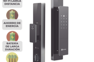 Cerrojo Inteligente de Reconocimiento Facial y Venas de Palma de Mano / 4 Pulgadas Pantalla  / 5000mAh Batería Recargable / Video Llamada a la App / Wi-Fi y Bluetooth  / IP52 Resistente