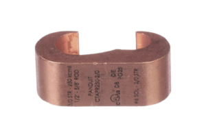 Conector de Conexión Tierra tipo "E" para Conductor de Cobre 6 Awg - 2Awg, 1 Pieza