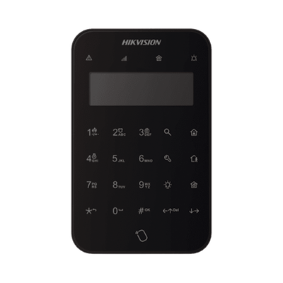 Teclado Inalámbrico LCD / Pantalla Táctil / Control de Relevadores / Comunicación Bidireccional / IP67 / PIR 10 m (32.8 ft) / AES-128 / 433 MHz
