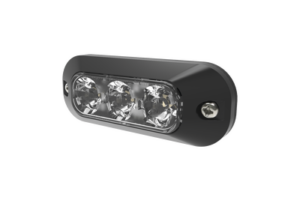 Luz Auxiliar de 3 LED, Azul, Lente Transparente