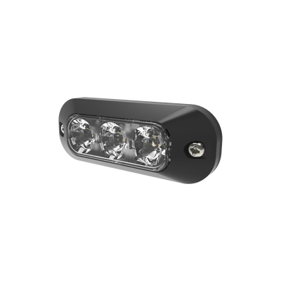 Luz Auxiliar de 3 LED, Azul, Lente Transparente