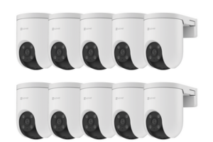 Cámara Bala Wi-Fi / 3 Megapixel / Detección IA Personas y Vehículos / Audio Bidireccional / Movimiento 360° / NVR Wi-Fi 8 Canales