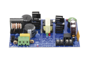 Fuente de Alimentación Tipo Tarjeta / 12/24 VCC Seleccionable / 6 A de Corriente Continua / Entrada 115 VCA 50/60 Hz / Respaldo con Batería / Protección contra Cortocircuito y Sobretensión