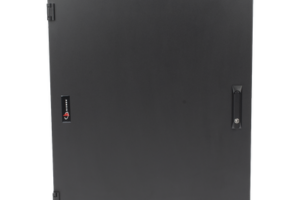 Gabinete de Montaje en Pared / Acero 14/16 Gauge / Capacidad 91 kg (200 lb) / 12U-18U-24U / Profundidad 610-762 mm (24-30 in) / IP20 / NEMA Tipo 1