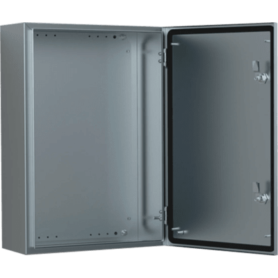 Gabinete Industrial IP66 / Acero Inoxidable 304L / 400x300x210 mm (15.7 x 11.8 x 8.3 in) / Doble Cerradura / Montaje Mural