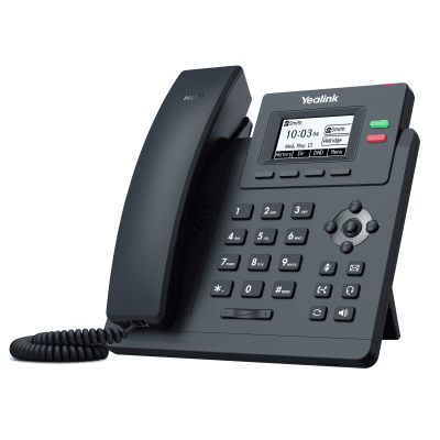 Teléfono IP / 2 Líneas SIP / Pantalla LCD 2.3" / PoE / Conferencia 5 Participantes / HD Voice