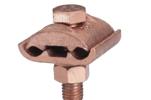 Conector Cable a Superficie Plana o Barra / Calibre 2/0 AWG a 250 KCMIL / Aleación de Cobre / Enterramiento Directo