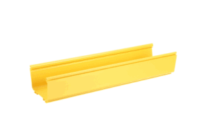 Canaleta para Cableado Estructurado / PVC Rígido / 6x4 Pulgadas / 3 m (9.8 ft) de Largo / Capacidad 3819 Cables / Color Amarillo