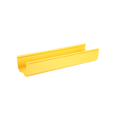 Canaleta para Cableado Estructurado / PVC Rígido / 6x4 Pulgadas / 3 m (9.8 ft) de Largo / Capacidad 3819 Cables / Color Amarillo