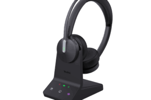 Auricular Inalámbrico / DECT y Bluetooth 5.2 Simultáneos / 32 Horas de Conversación / Acoustic Shield 2.0 / 3 Micrófonos / Plug & Play UC