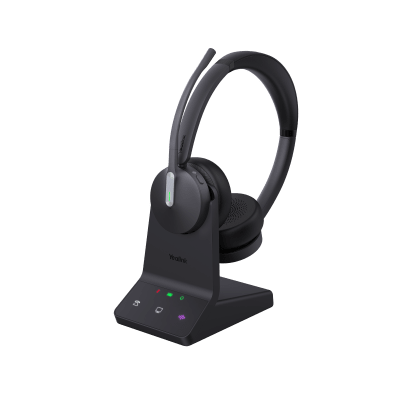 Auricular Inalámbrico / DECT y Bluetooth 5.2 Simultáneos / 32 Horas de Conversación / Acoustic Shield 2.0 / 3 Micrófonos / Plug & Play UC