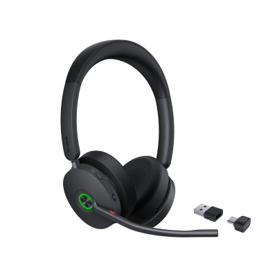 Diadema Inalámbrica Bluetooth / ANC Híbrida / 6 Micrófonos Acoustic Shield 3.0 / Alcance 50 m (164 ft) / Autonomía 65 h / Bluetooth 5.3