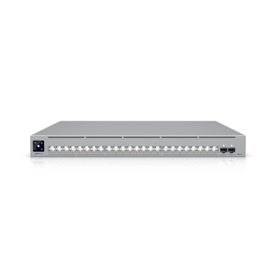 Switch Administrable Capa 3 / 24 Puertos RJ45 (16 × 10 GbE, 8 × 2.5 GbE) / 2 Puertos SFP28 25 G / Etherlighting™ / RPS / 460 Gbps