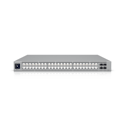 Switch Administrable / 48 Puertos / 32 × 10 GbE + 16 × 2.5 GbE / 4 × SFP28 25G / Capa 3 / 920 Gbps / Etherlighting™ / 1U Rack