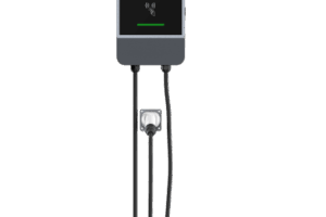 Estación de Carga para Vehículos Eléctricos / 7 kW / 32 A / Conector Tipo 2 (IEC 62196) / Pantalla LCD 4.3 in / Cable 5 m (16.4 ft) / IP55 e IK10