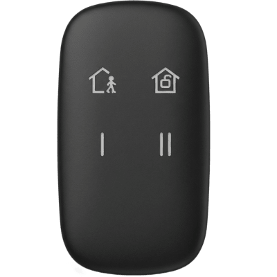Control Remoto de Armado / 433 MHz Bidireccional / Teclas Programables / Batería CR2032 / 16 g / Negro