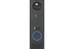Video Portero IP / Dual Cámara 5 MP + 8 MP / Audio Bidireccional / IR 5 m (16.4 ft) / Detección Inteligente y Reconocimiento Facial / NFC / PoE+