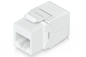 Keystone Jack Cat6 Tipo Toolless para Terminación sin Herramientas, Instalación Snap-In en Patch Panel, Paquete con 12 Piezas