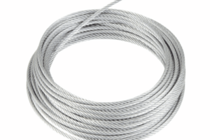 Rollo o carrete de 200 Metros de Retenida de 1/8" de Alta Resistencia, Galvanizado clase A.