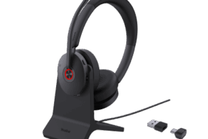 Diadema Inalámbrica / Cancelación de Ruido ANC Híbrida / Bluetooth 5.3 / Alcance 50 m (164 ft) / Autonomía 65 h / Compatibilidad UC Multiplataforma