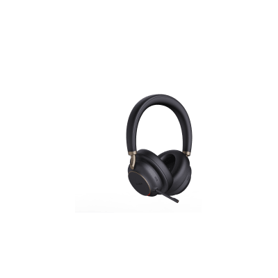 Diadema Inalámbrica / Cancelación de Ruido Activa Híbrida 35 dB / Bluetooth 5.3 / Alcance 45 m (147.6 ft) / Autonomía 40 h / USB-C y Qi / Dual Over-Ear y On-Ear