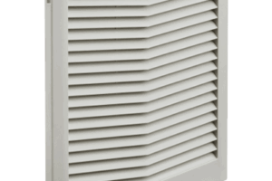 Rejilla de Escape para Ventilador con Filtro HG / Protección IP54 / Compatible con Ventiladores HF13 de 13 in (325 mm) / De Plástico / Color Gris Claro