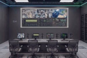 Kit Videowall 3x2 / 6 Pantallas 55" Full HD / Decodificador 16CH 4K / Montaje de Pared / Hikvision