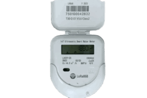 Medidor Ultrasónico de Agua / 1/2 pulgada / Válvula Integrada / IoT LoRaWAN / IP68 / Bidireccional / LCD 9 Dígitos