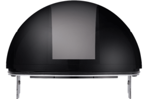 Cubierta de Domo Ahumado SPB-PTZ85W / Aluminio Blanco RAL 9003 / Compatible PTZ PLUS Hanwha Vision / Diámetro 158 mm (6.2 in) / Peso 204 g