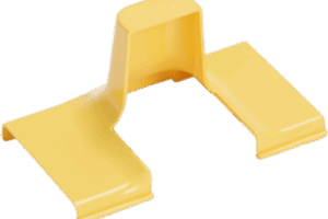 Tapa de Bajada Vertical FRSPJ2X2LYL, Para Canaleta FiberRunner® 4X4, Color Amarillo