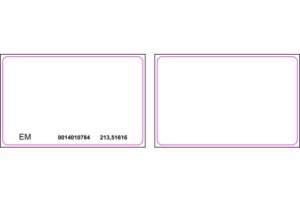 Tarjeta de Proximidad PROX EM 125 Khz / Imprimible Ambos Lados / PVC Blanco / Control de Acceso Hikvision