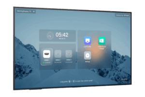 Pantalla Profesional para Videoconferencia / 75 pulgadas / 4K UHD IPS 10-bit / Wi-Fi 6 / Bluetooth 5.1 / Android 13 / Gestión Centralizada