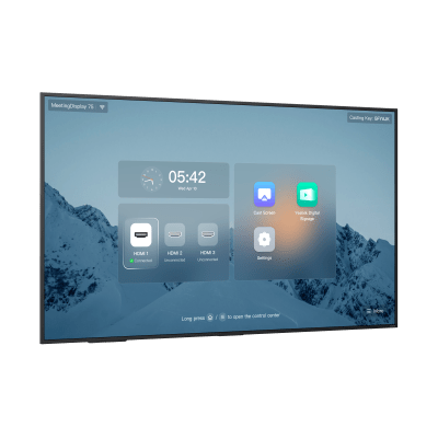 Pantalla Profesional para Videoconferencia / 75 pulgadas / 4K UHD IPS 10-bit / Wi-Fi 6 / Bluetooth 5.1 / Android 13 / Gestión Centralizada