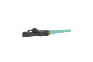Conector LC de Empalme por Fusión / Multimodo 50/125 µm / OM3/OM4/OM5 / Pérdida ≤0.3 dB / -40°C a 75°C / Aqua