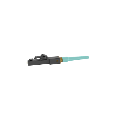 Conector LC de Empalme por Fusión / Multimodo 50/125 µm / OM3/OM4/OM5 / Pérdida ≤0.3 dB / -40°C a 75°C / Aqua